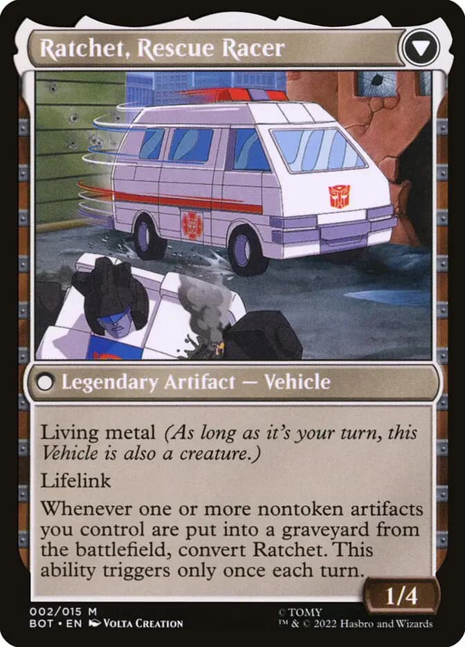 Card image of Ratchet, Field Medic / Ratchet, Rescue Racer