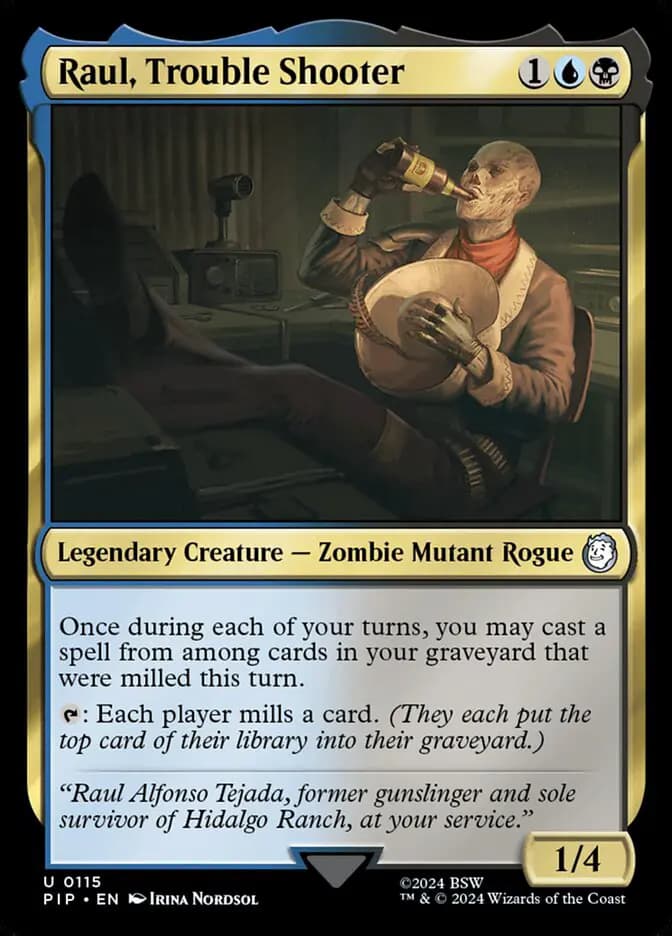 Card image of Raul, Trouble Shooter