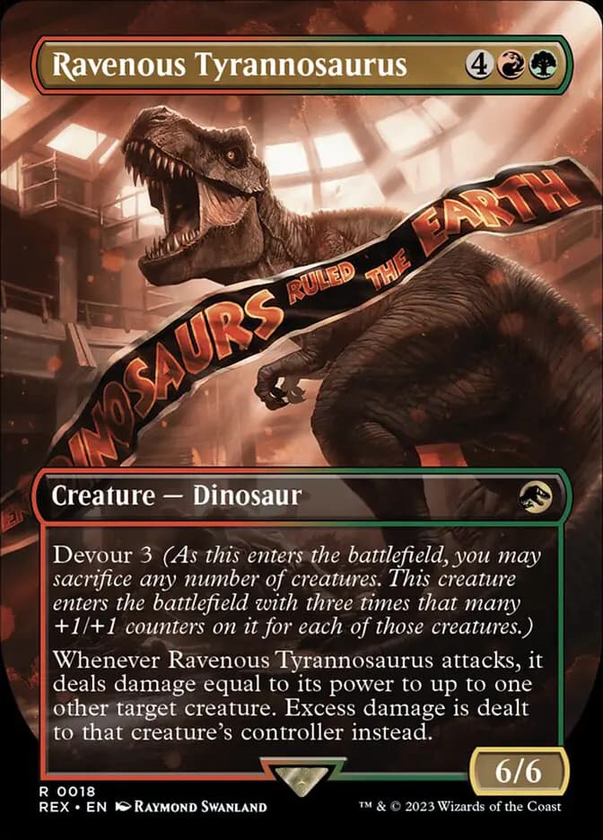 Card image of Ravenous Tyrannosaurus