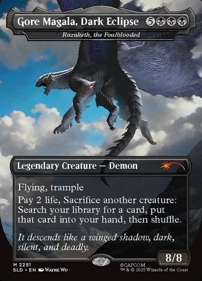 Card image of Razaketh, the Foulblooded