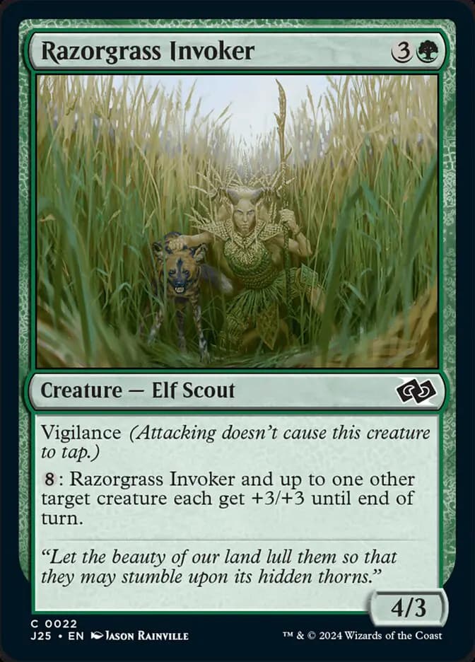 Card image of Razorgrass Invoker