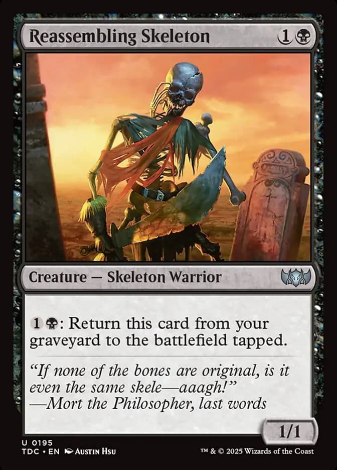 Card image of Reassembling Skeleton