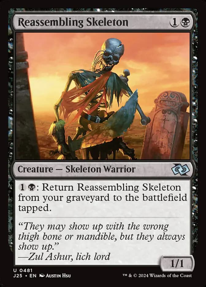 Card image of Reassembling Skeleton