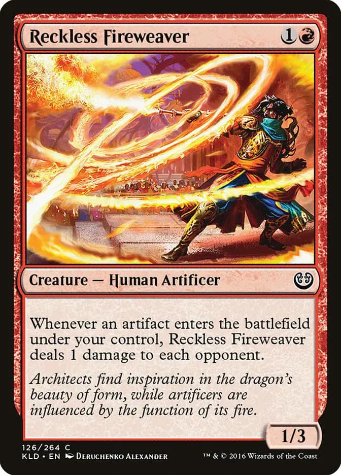 Card image of Reckless Fireweaver
