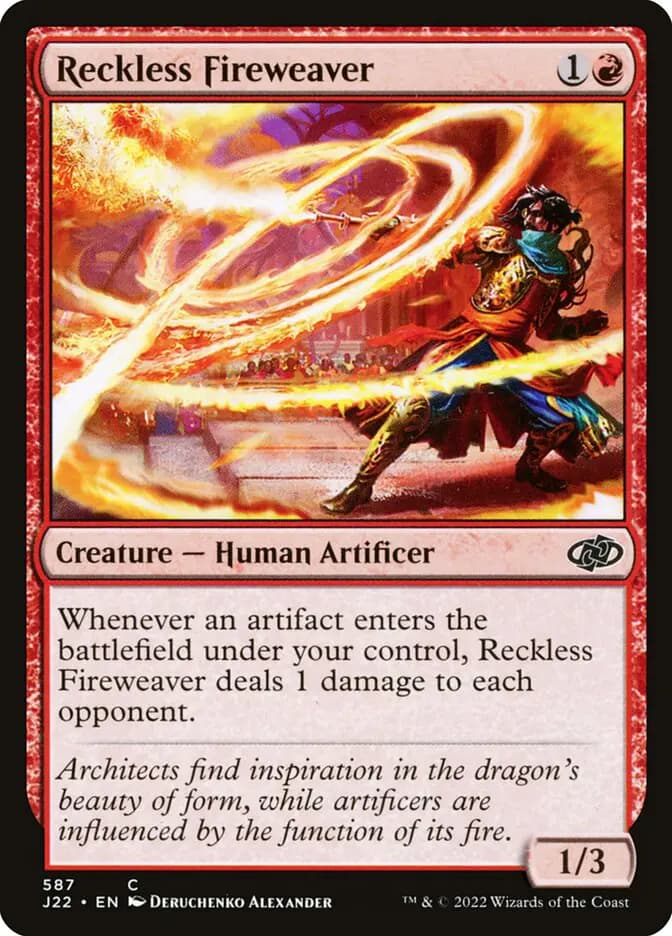 Card image of Reckless Fireweaver