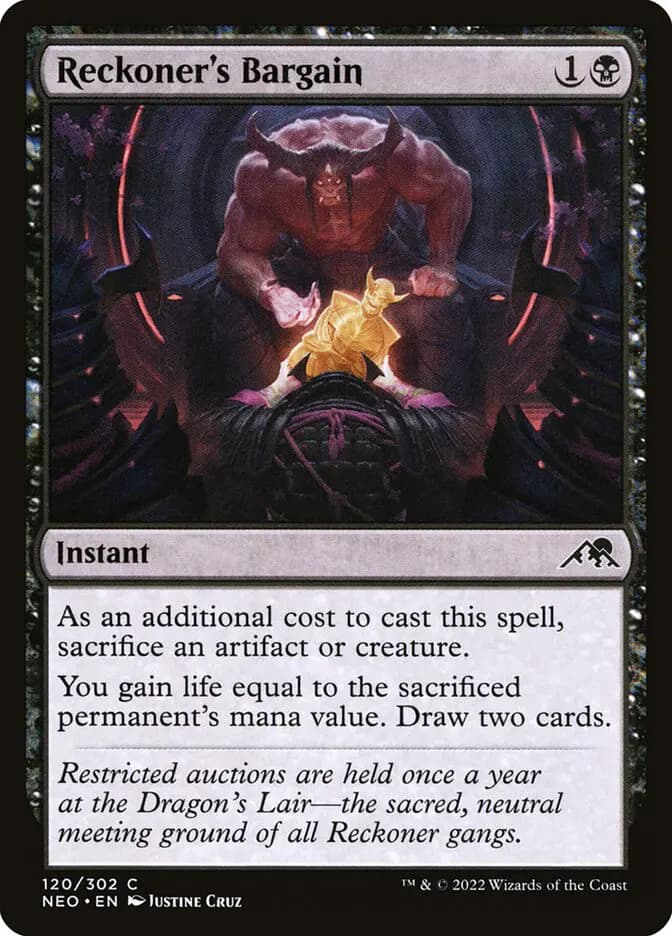 Card image of Reckoner's Bargain