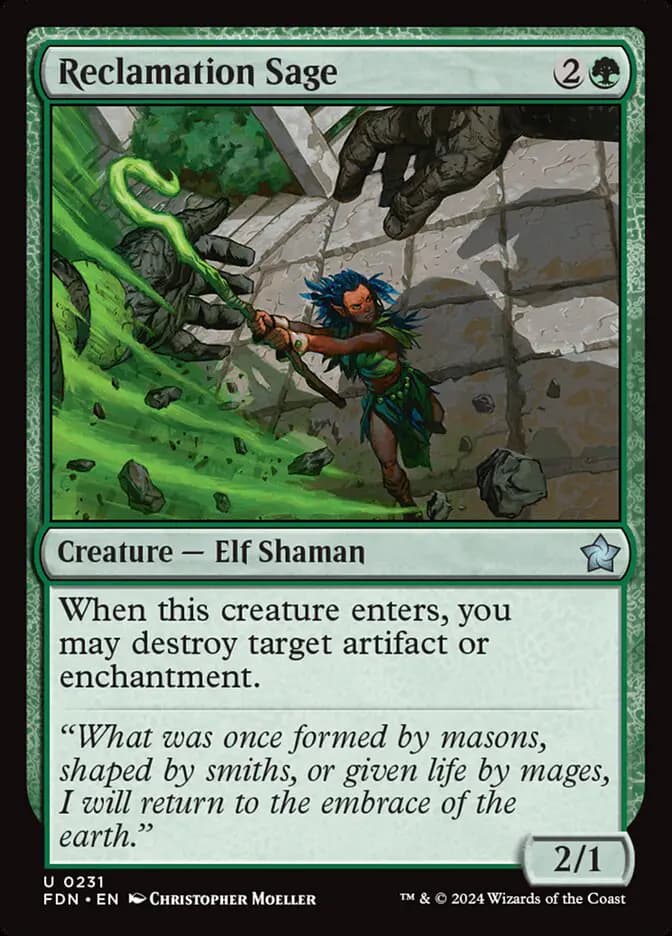 Card image of Reclamation Sage