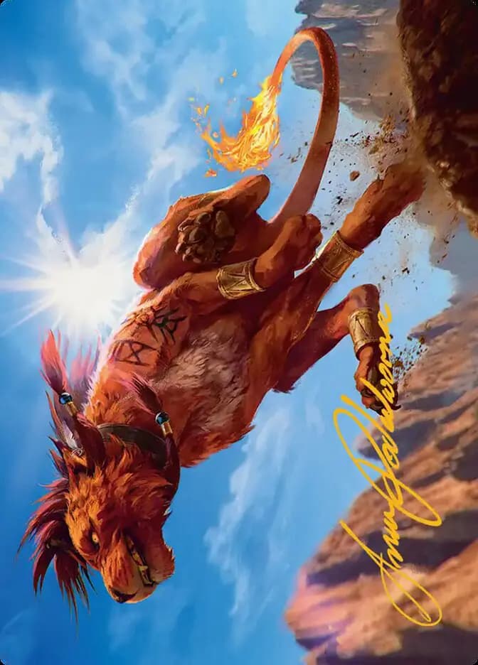 Red XIII, Proud Warrior / Red XIII, Proud Warrior (Final Fantasy Art Series) #30 - buy magic cards Red XIII, Proud Warrior / Red XIII, Proud Warrior (Final Fantasy Art Series) #30 - buy magic cards