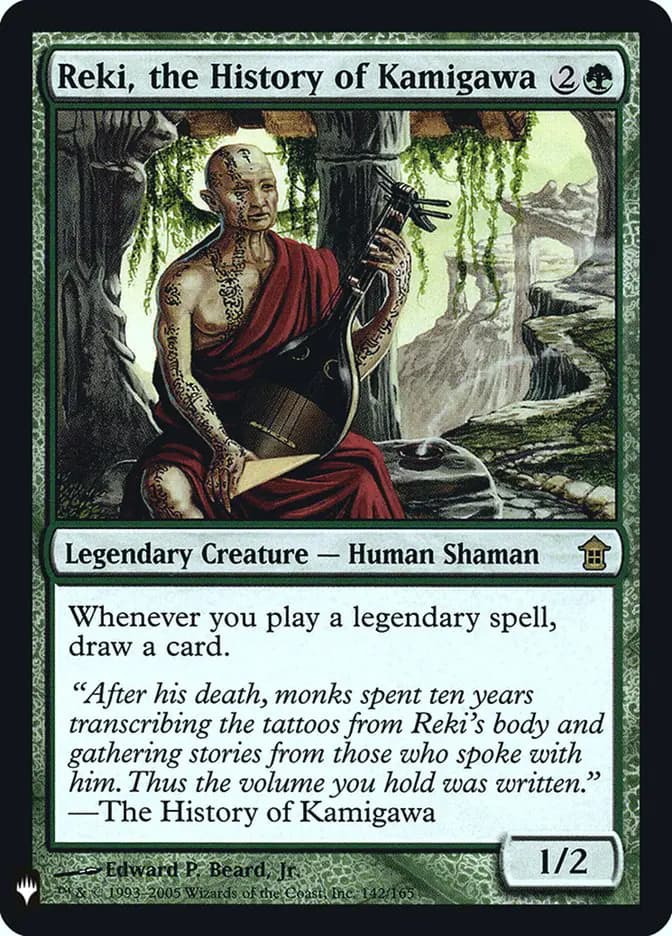 Card image of Reki, the History of Kamigawa