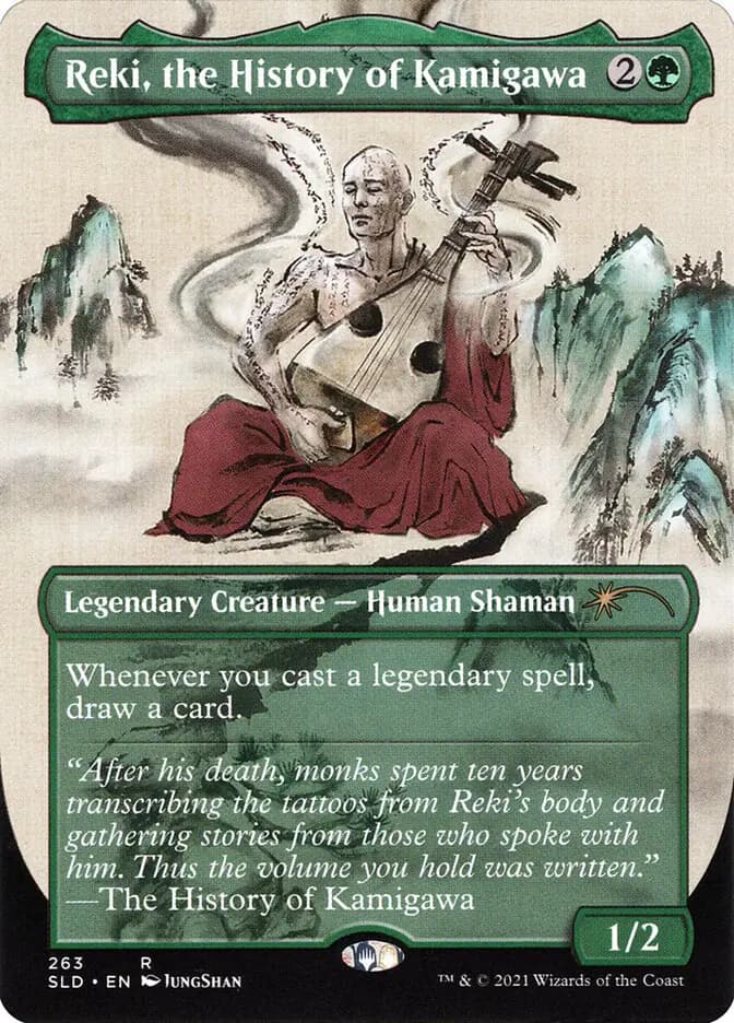 Card image of Reki, the History of Kamigawa