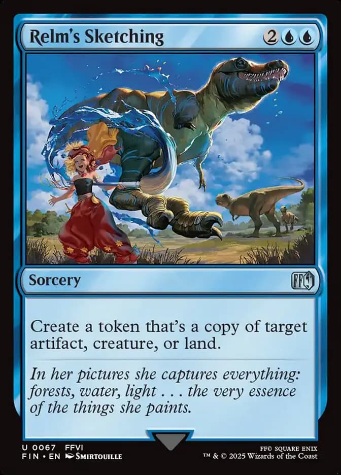 Card image of Relm's Sketching