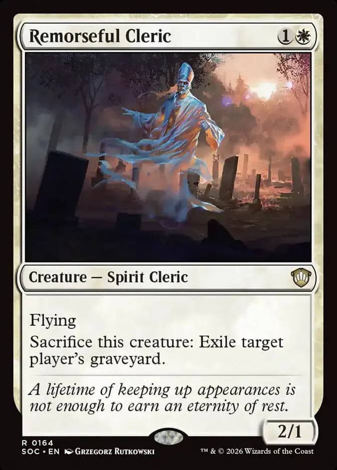 Card image of Remorseful Cleric