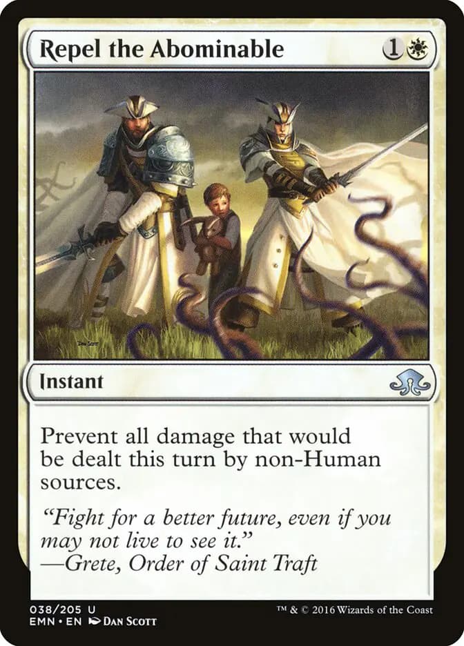 Card image of Repel the Abominable