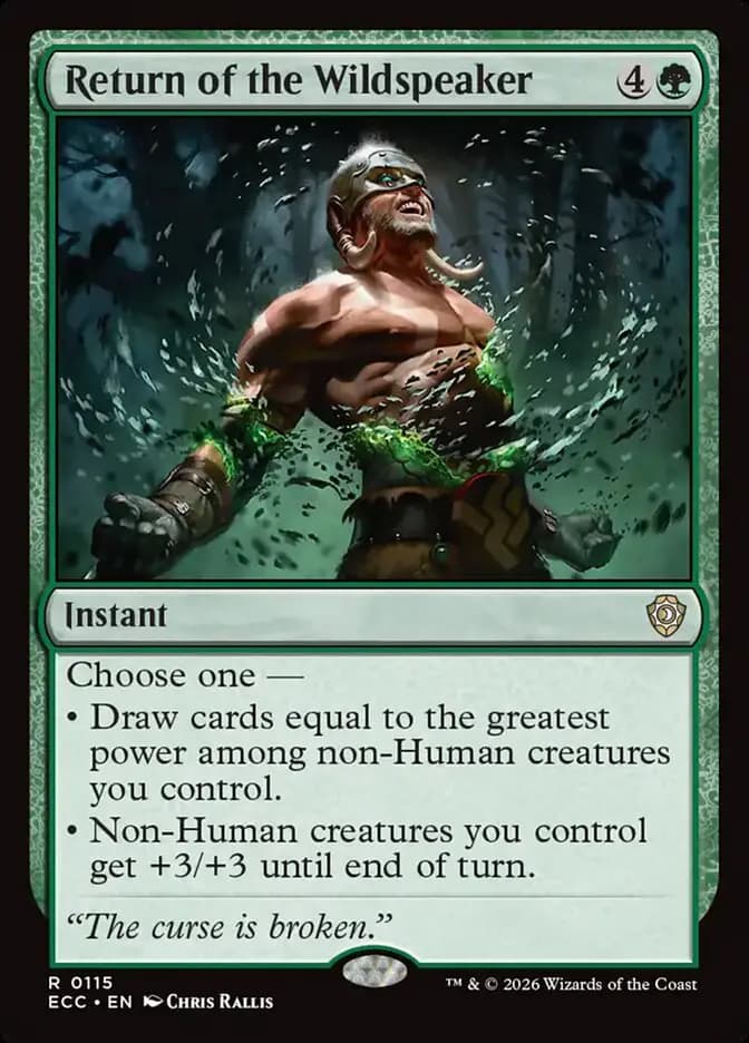Card image of Return of the Wildspeaker
