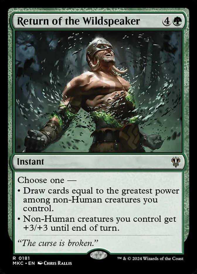 Card image of Return of the Wildspeaker