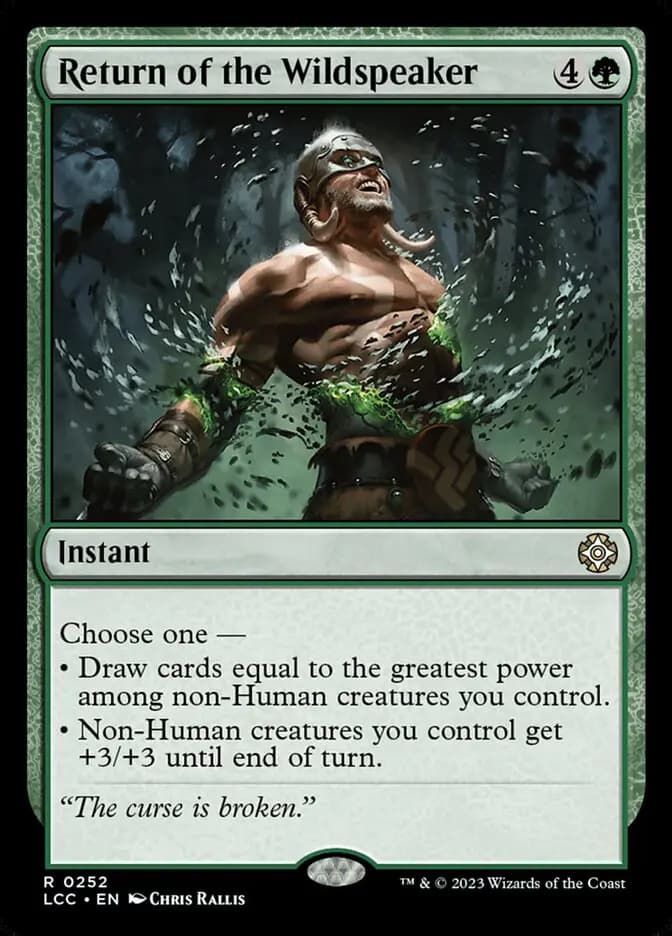 Card image of Return of the Wildspeaker