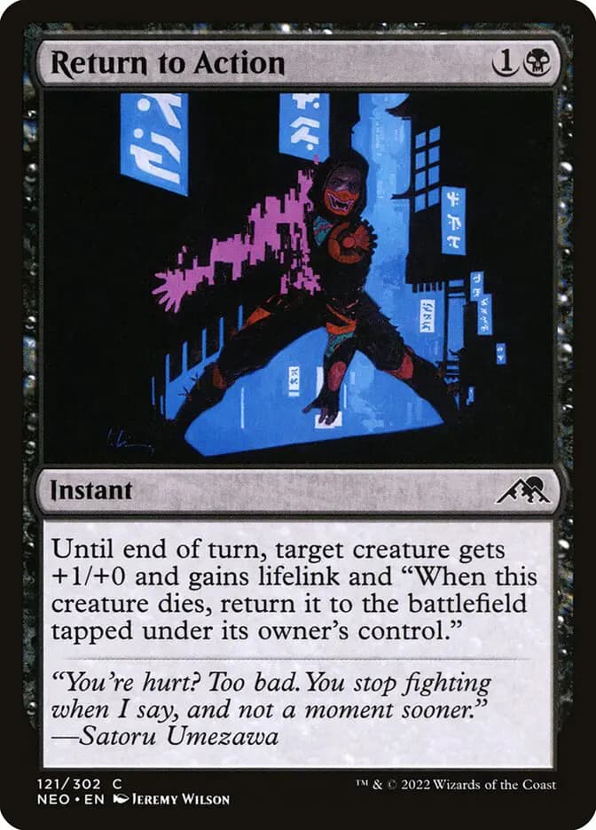 Card image of Return to Action