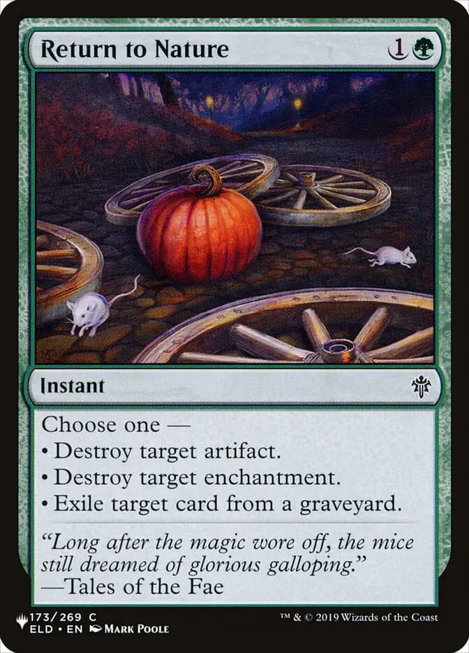 Card image of Return to Nature