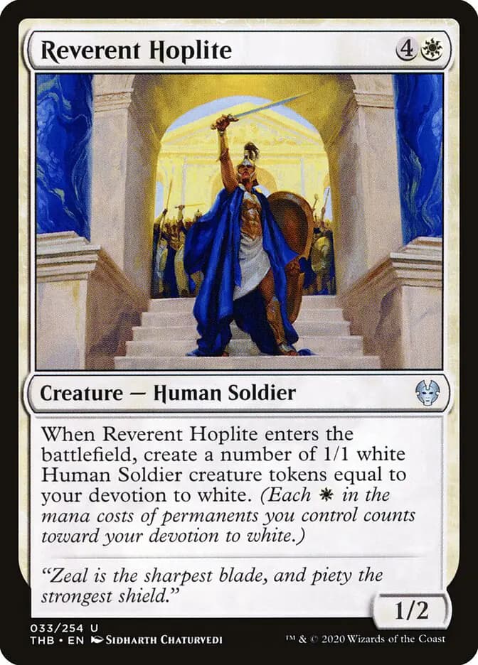 Card image of Reverent Hoplite