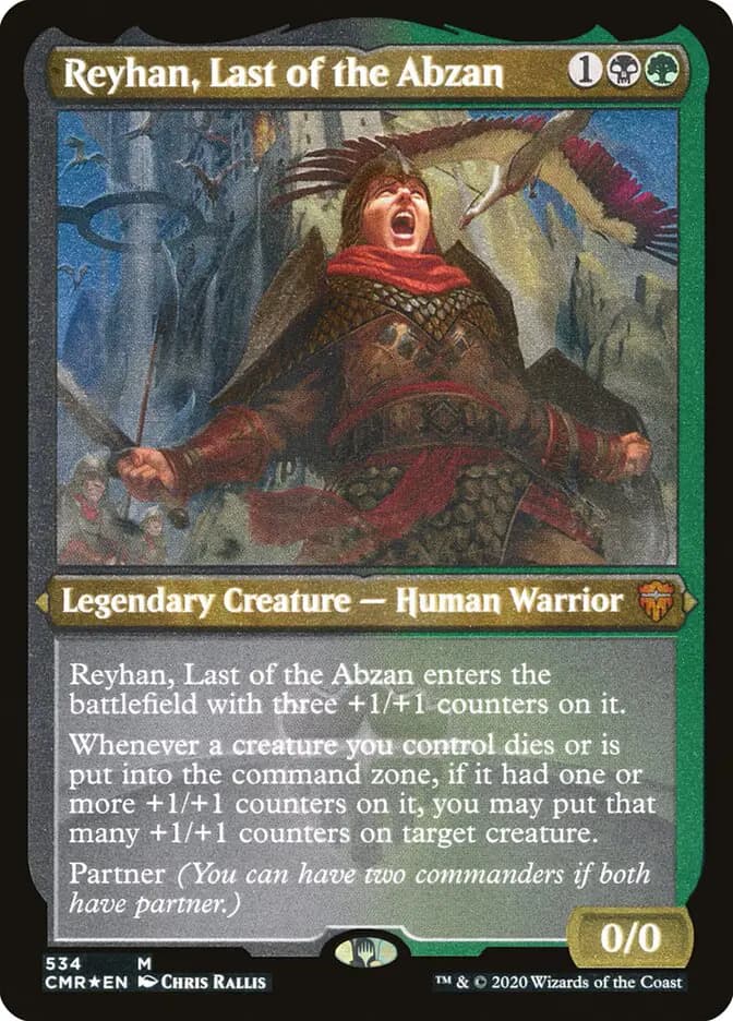 Card image of Reyhan, Last of the Abzan