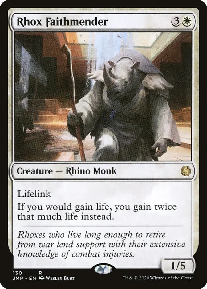 Card image of Rhox Faithmender