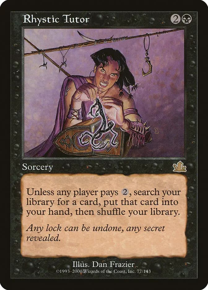 Card image of Rhystic Tutor