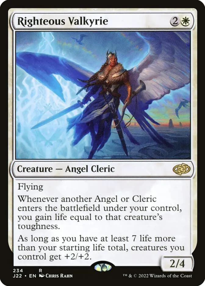 Card image of Righteous Valkyrie