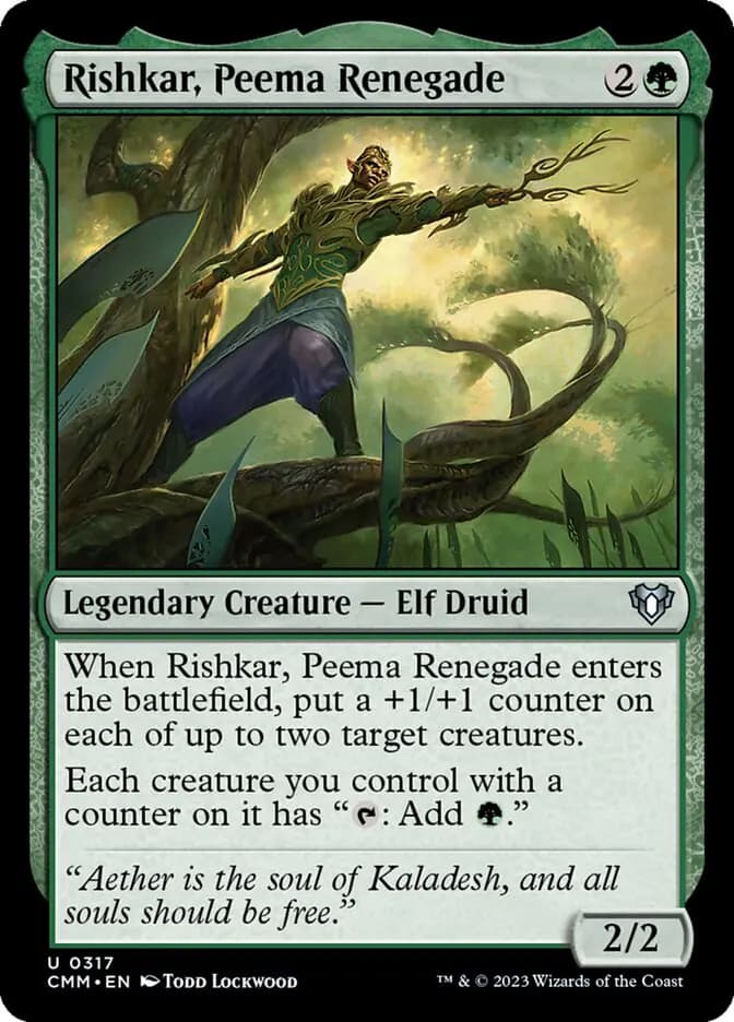 Card image of Rishkar, Peema Renegade