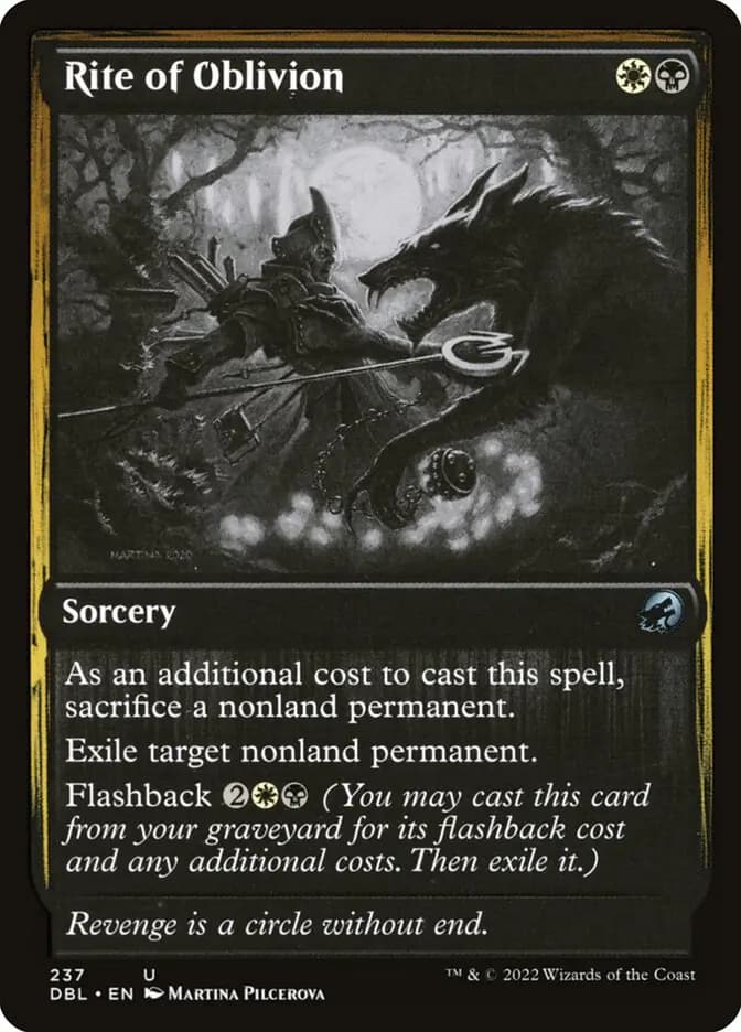 Card image of Rite of Oblivion