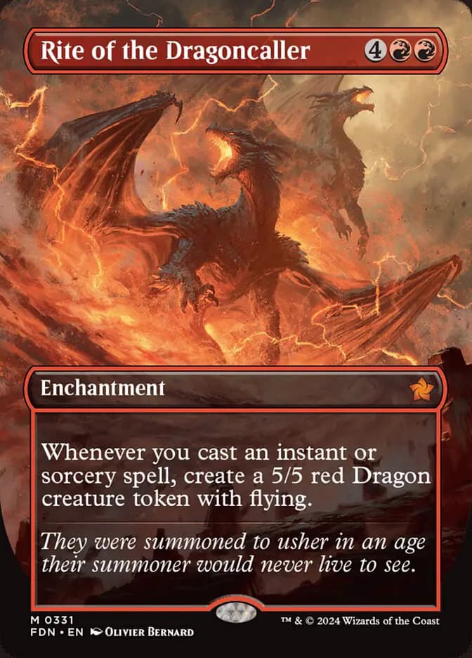 Card image of Rite of the Dragoncaller