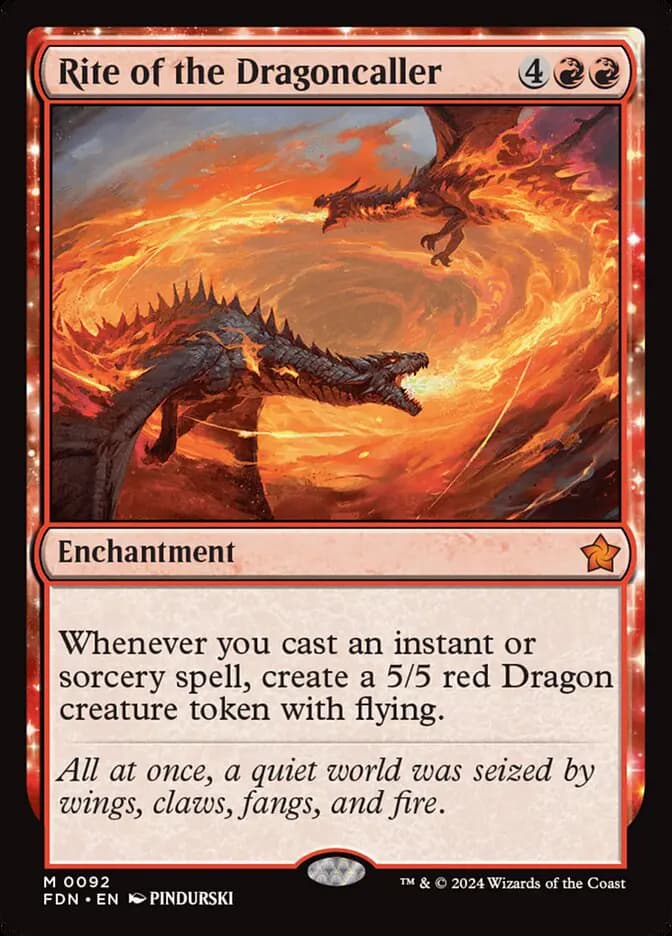 Card image of Rite of the Dragoncaller