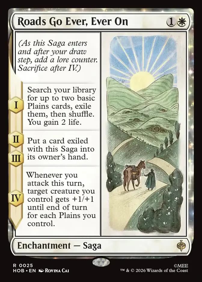 Card image of Roads Go Ever, Ever On