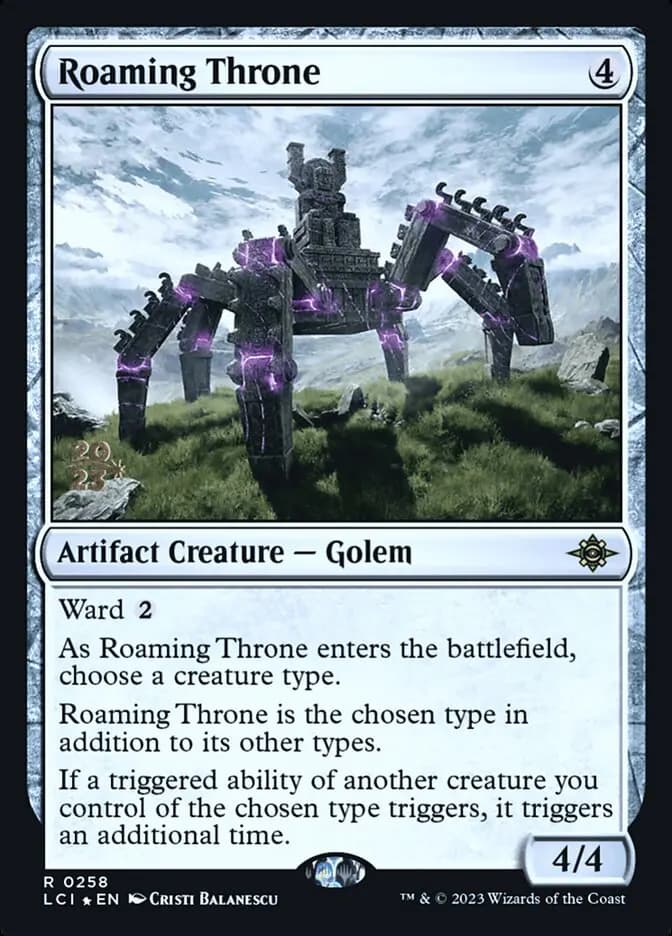 Card image of Roaming Throne