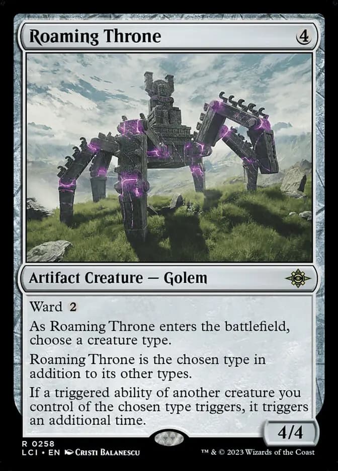 Card image of Roaming Throne