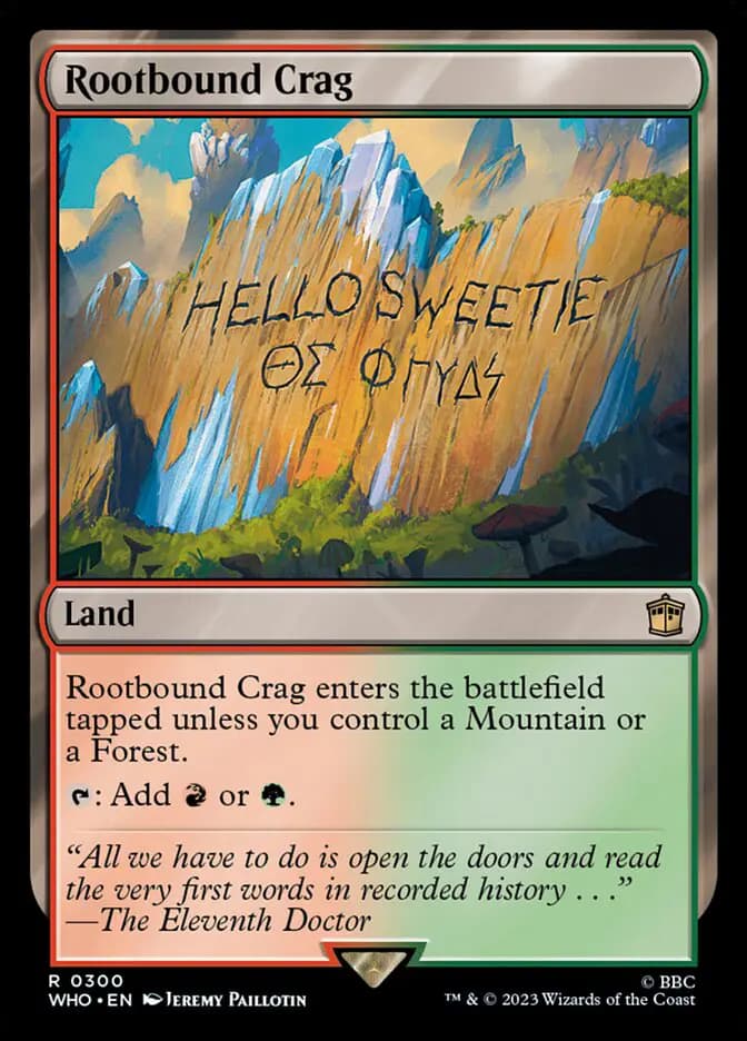 Card image of Rootbound Crag