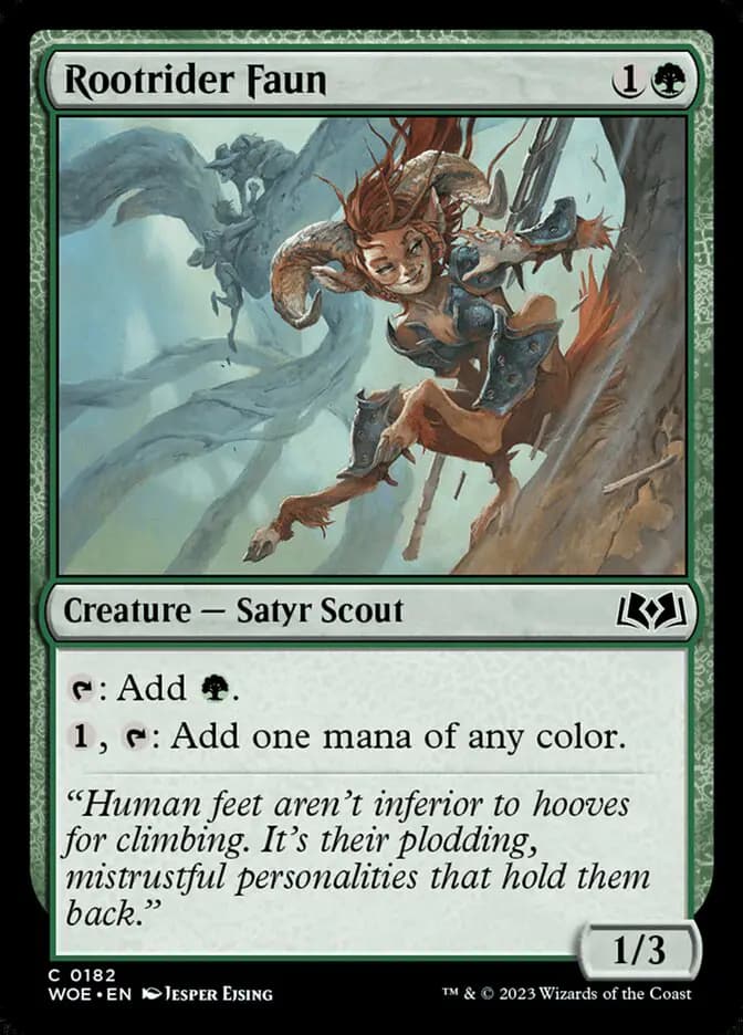 Card image of Rootrider Faun