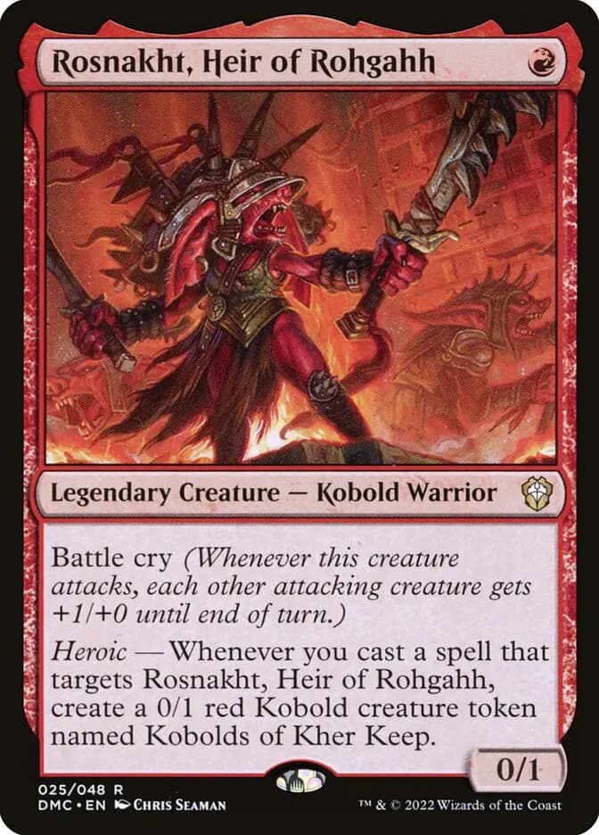 Card image of Rosnakht, Heir of Rohgahh