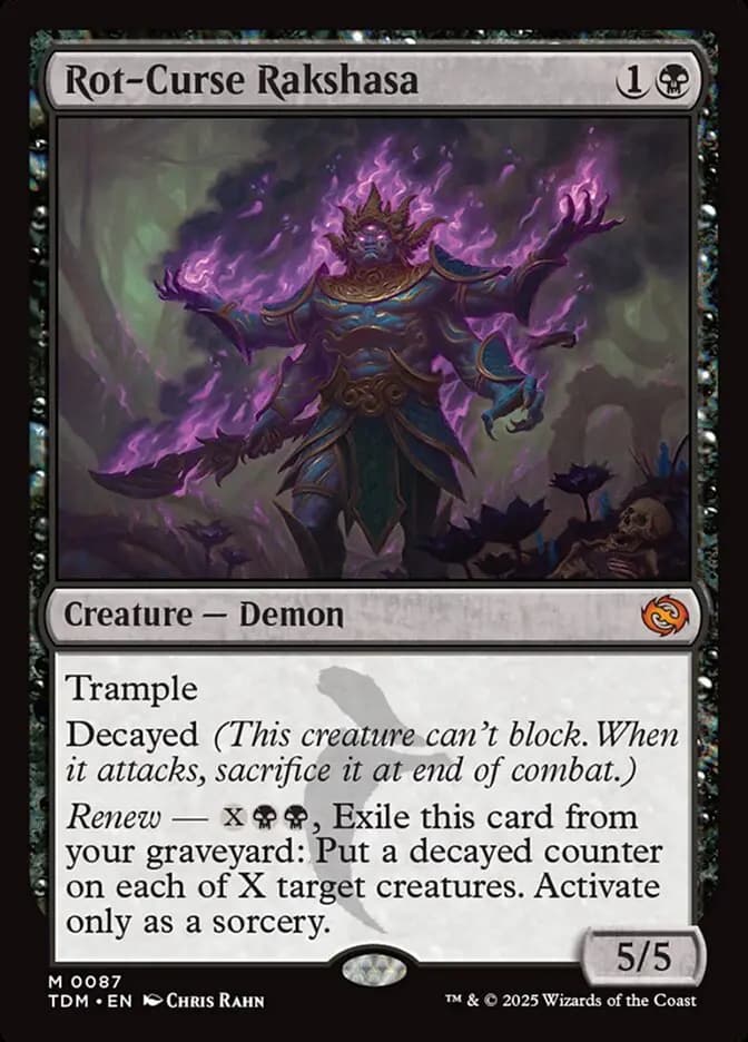 Card image of Rot-Curse Rakshasa