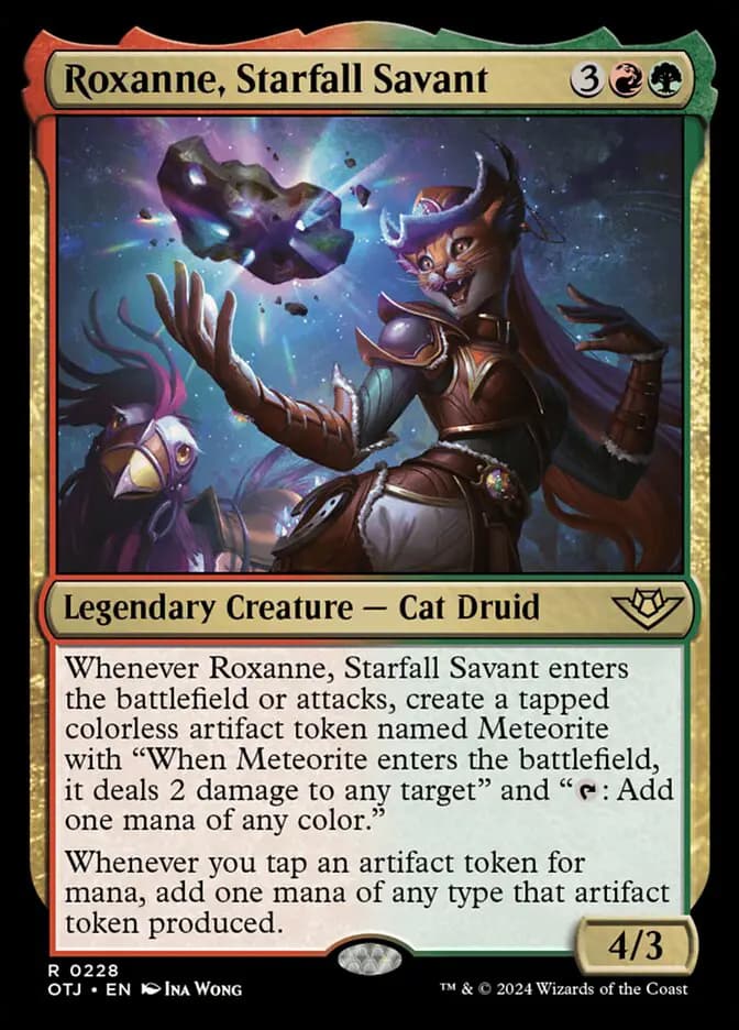 Card image of Roxanne, Starfall Savant