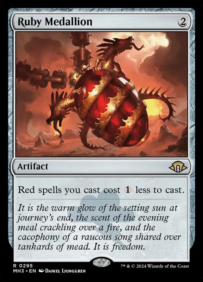 Card image of Ruby Medallion