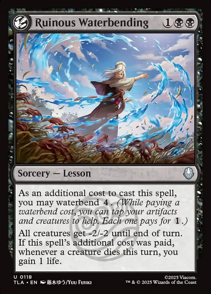 Card image of Ruinous Waterbending