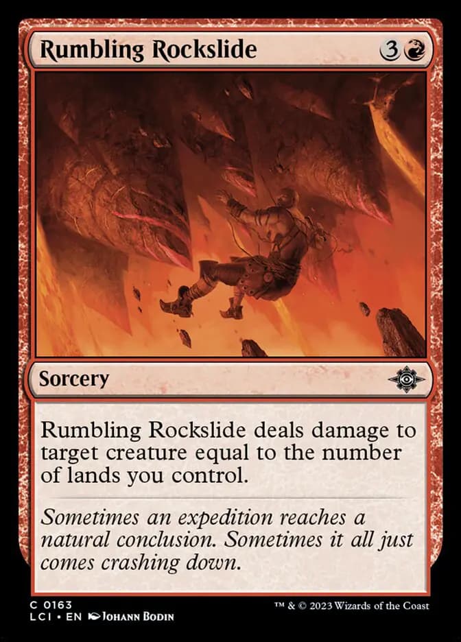 Card image of Rumbling Rockslide