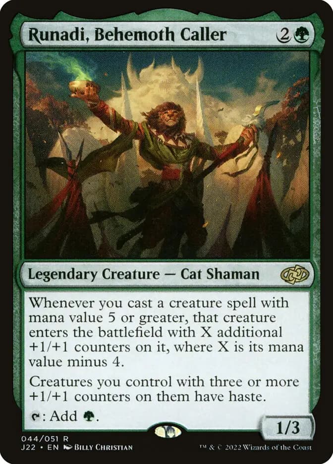 Card image of Runadi, Behemoth Caller