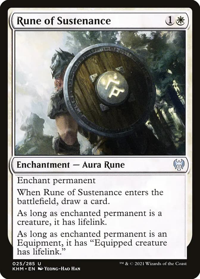 Card image of Rune of Sustenance
