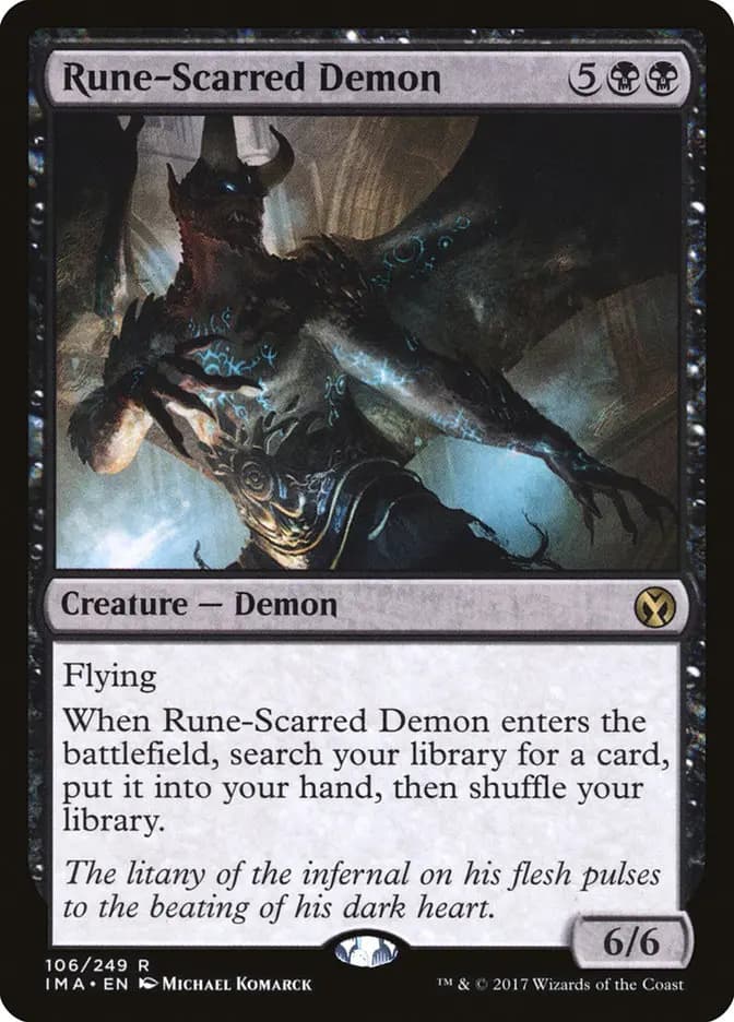 Card image of Rune-Scarred Demon