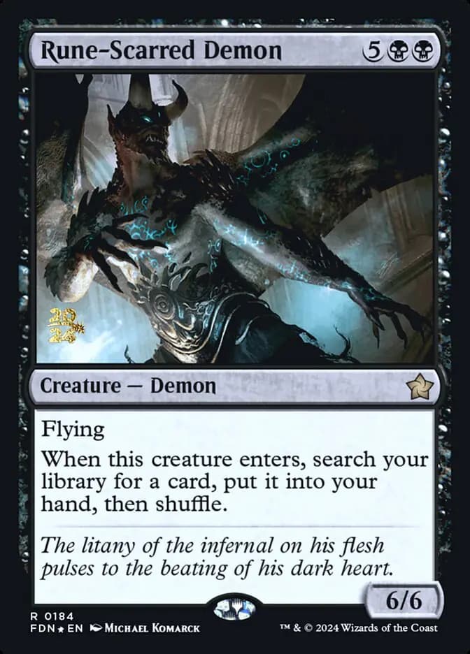 Card image of Rune-Scarred Demon