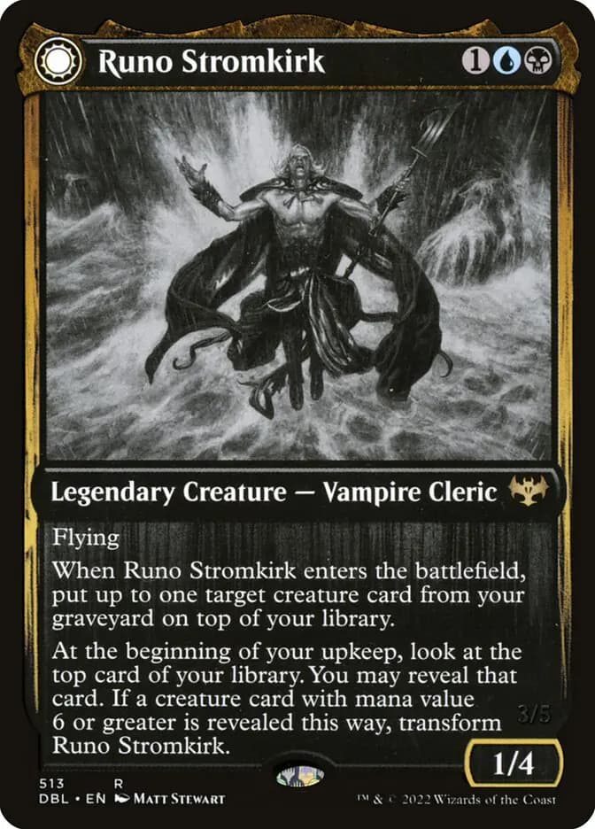 Card image of Runo Stromkirk / Krothuss, Lord of the Deep