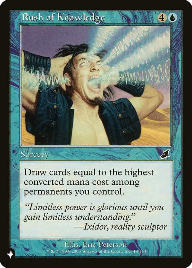 Card image of Rush of Knowledge