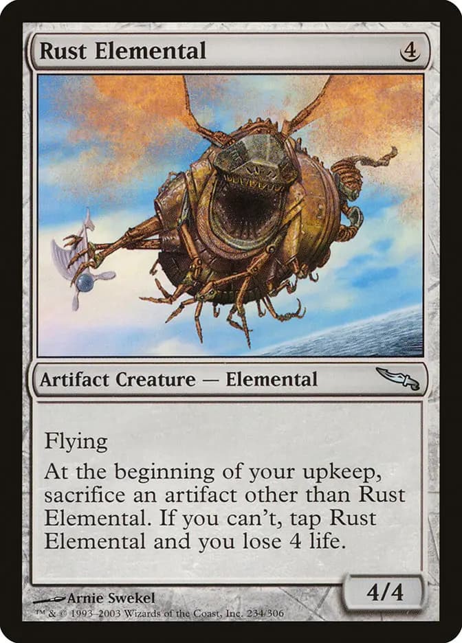 Card image of Rust Elemental