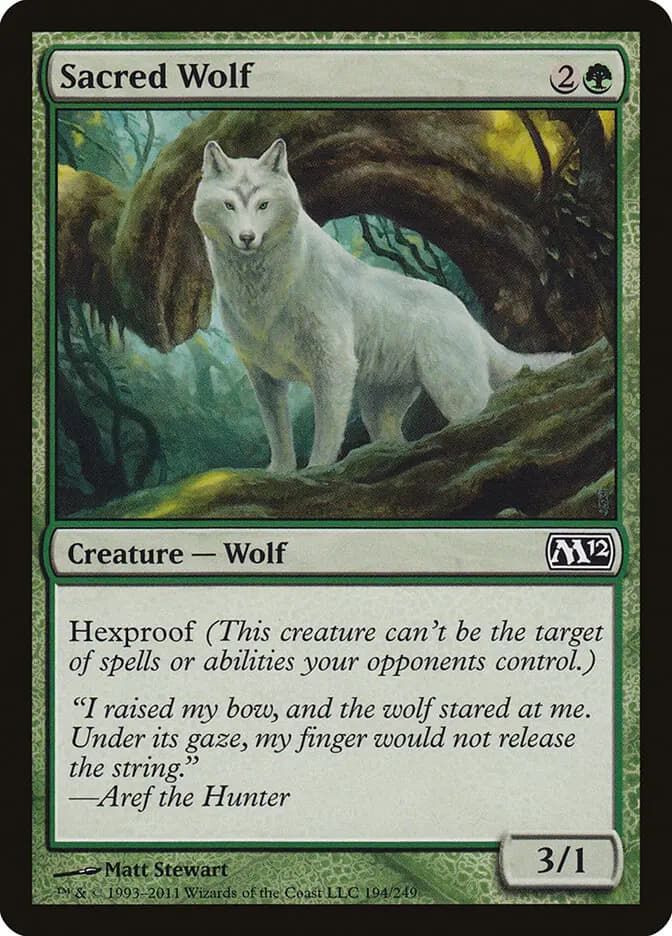 Card image of Sacred Wolf